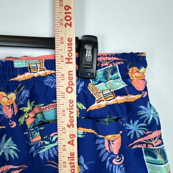 Boca Classics Men's XL Swim Trunks hawaiian tropical beach vacation travel luau - Picture 13 of 16